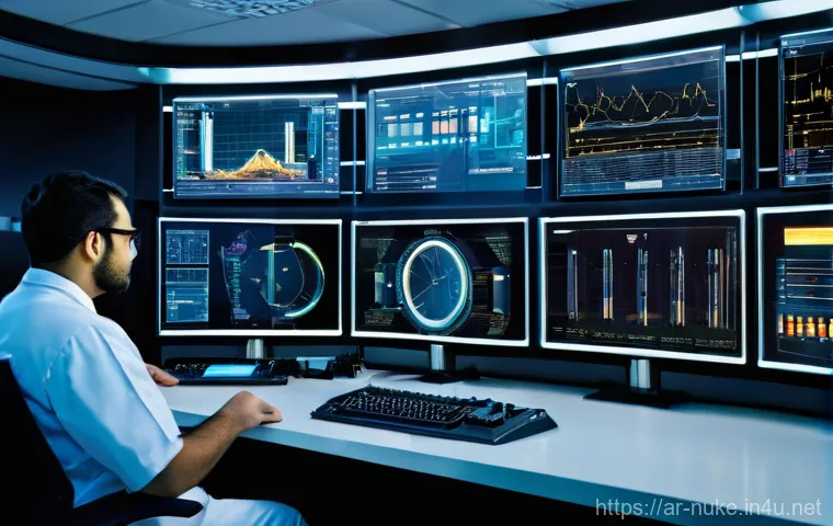 원자력 발전소 근무 환경 리뷰 - **"Inside the Modern Nerve Center"**: A diverse group of four to five professional Arab engineers an...