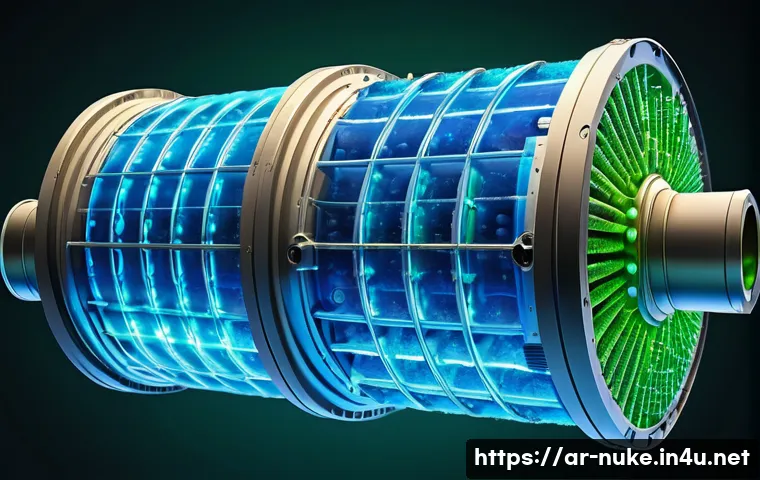원자력 기술자가 알아야 할 기본 물리학 - A highly detailed cross-sectional illustration of a nuclear reactor core showing the interaction of ...